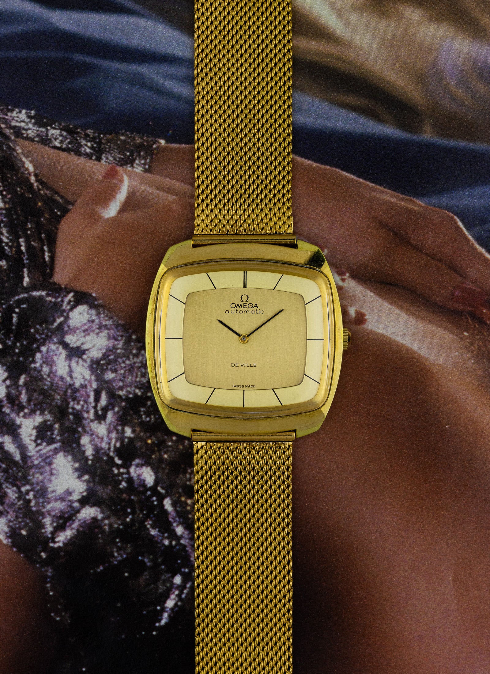 1970s Omega De Ville TV Dial 155.003 cal. 711 Box