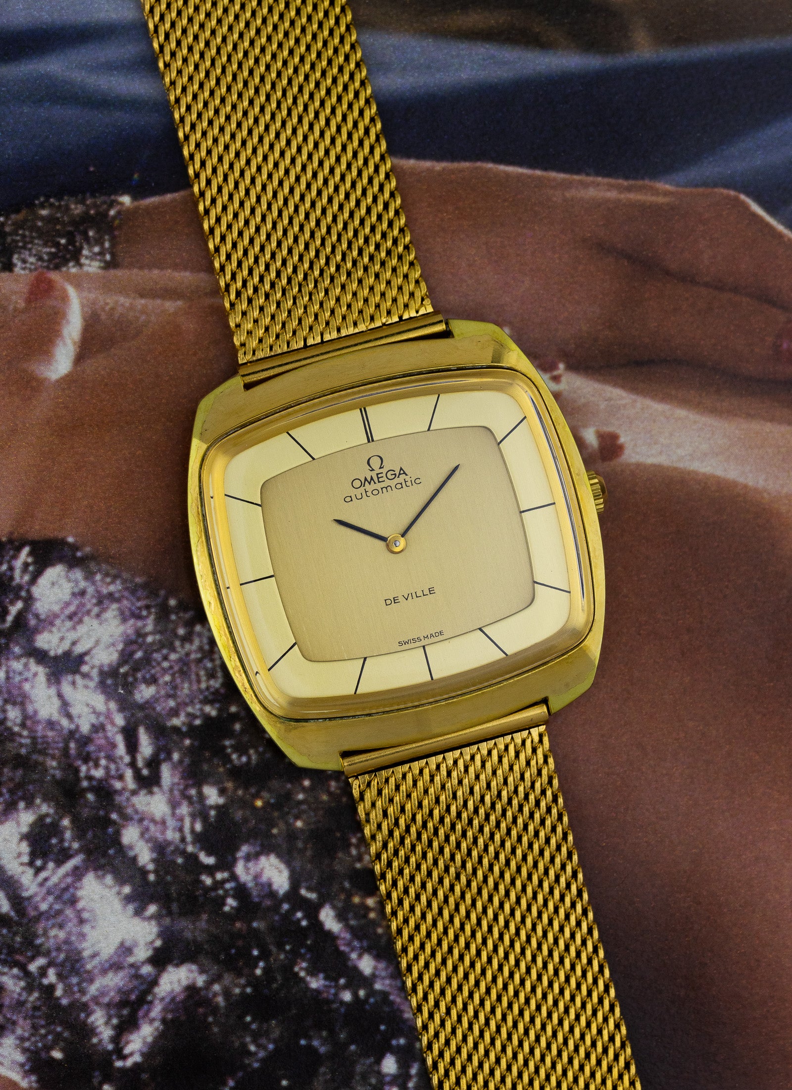 1970s Omega De Ville TV Dial 155.003 cal. 711 Box