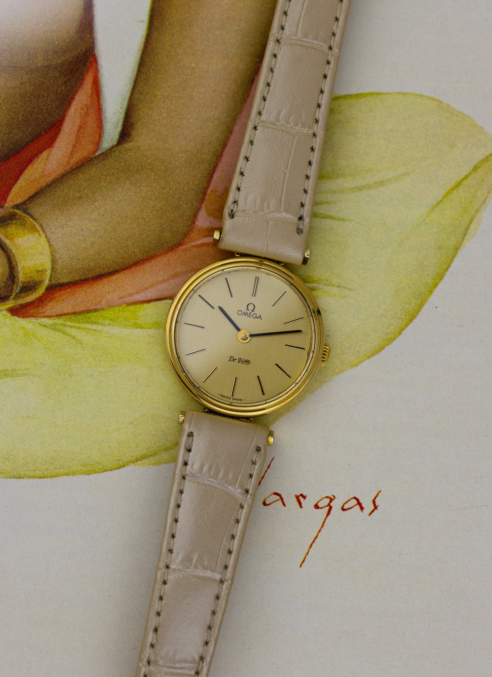 1979 Lady Omega De Ville 511.0557 Full Set cal. 625 Serviced