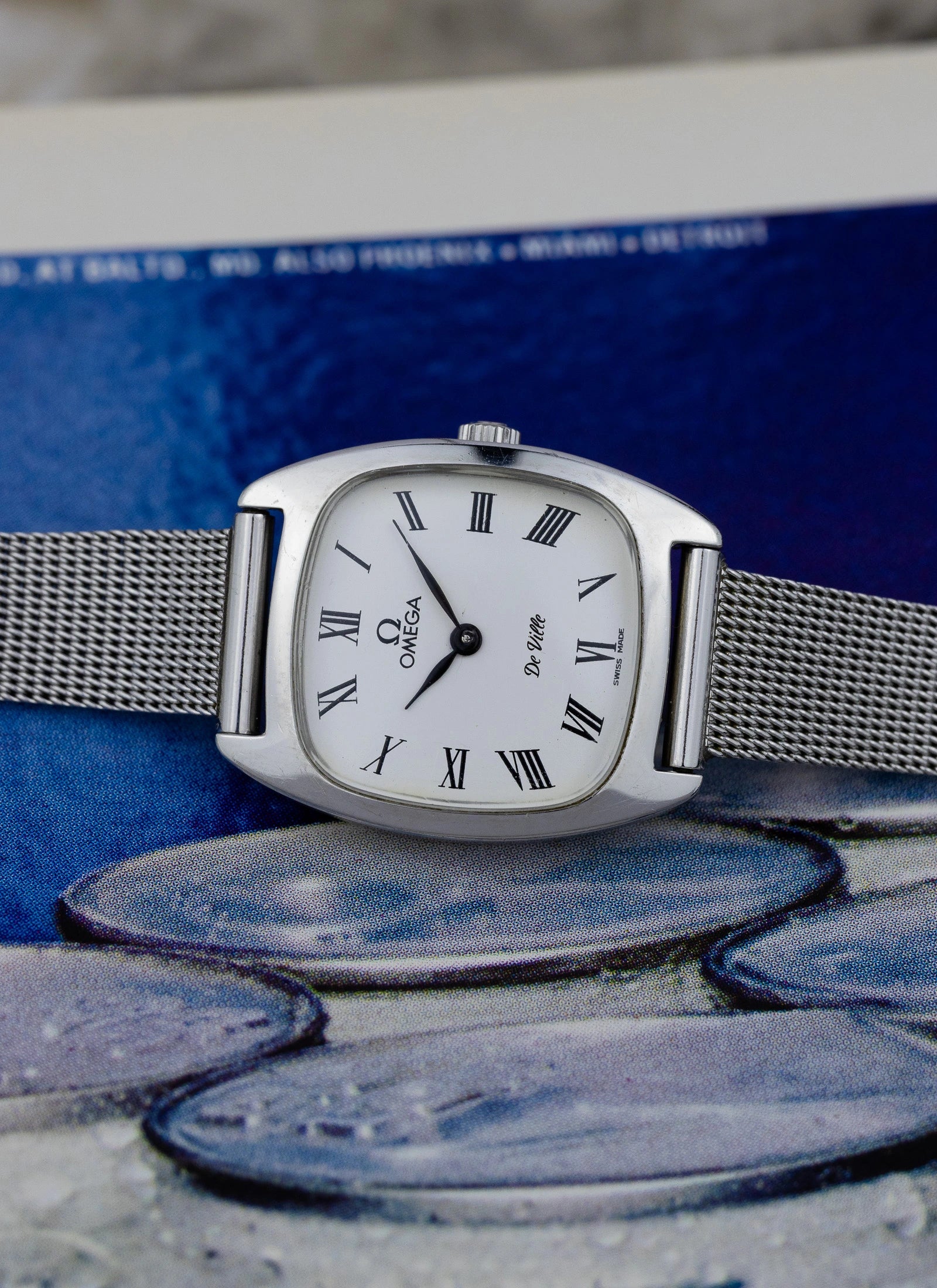 1979 Lady Omega De Ville Mesh Bracelet 511.0531 cal. 625 Serviced