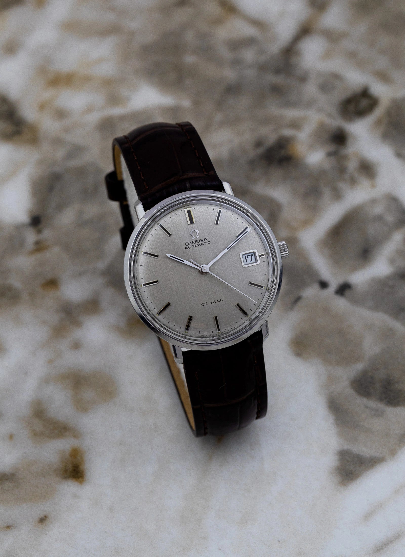 1960s Omega De Ville Automatic Date 166.033 cal. 565 Serviced