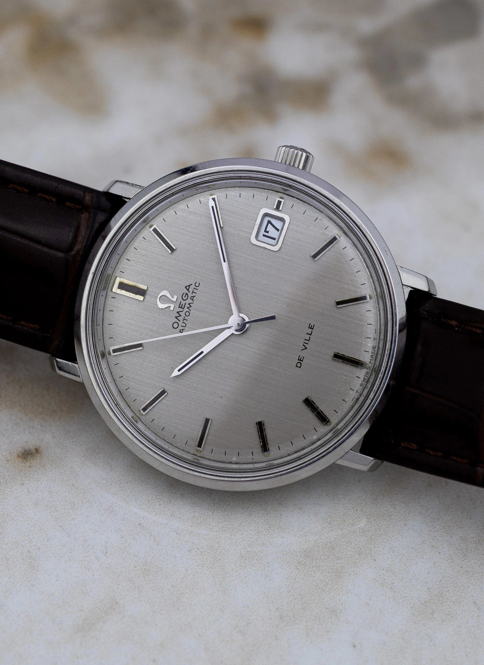 1960s Omega De Ville Automatic Date 166.033 cal. 565 Serviced