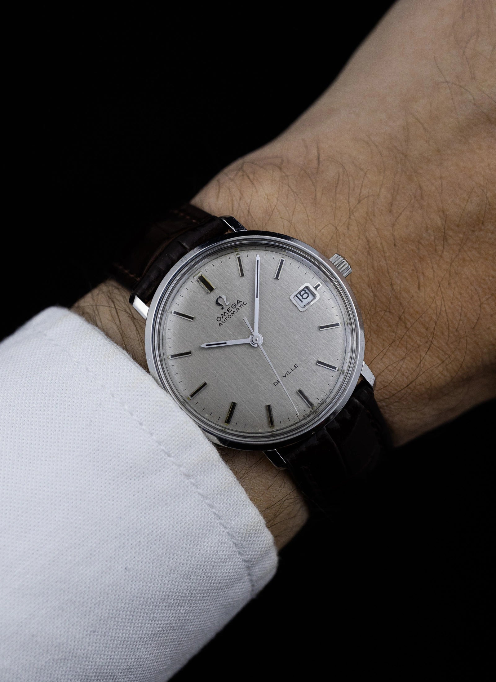 1960s Omega De Ville Automatic Date 166.033 cal. 565 Serviced