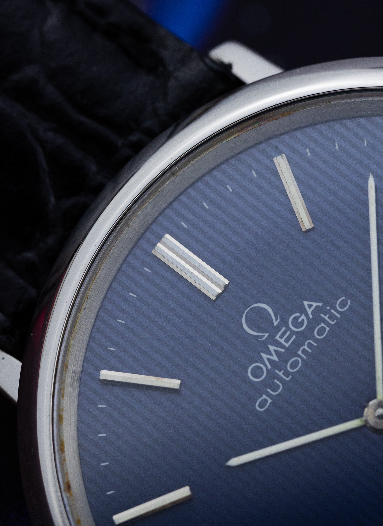1968 Omega De Ville Blue Tapestry Dial 151.0039 cal. 711