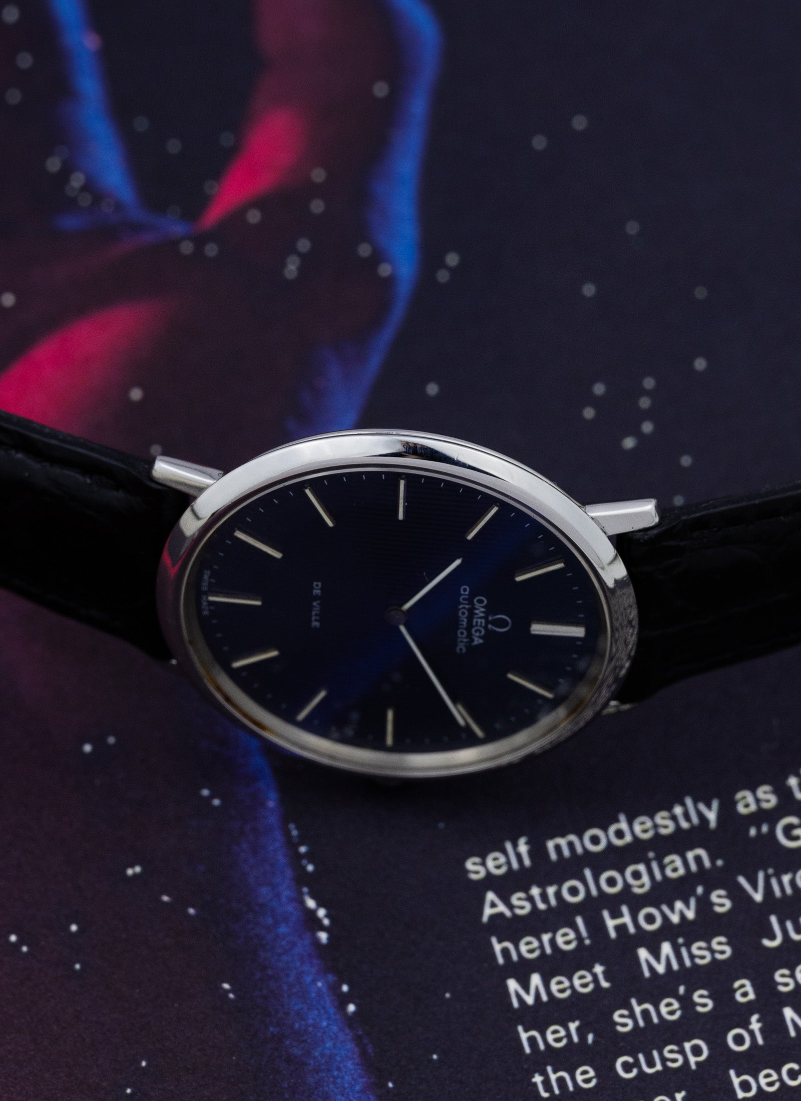 1968 Omega De Ville Blue Tapestry Dial 151.0039 cal. 711