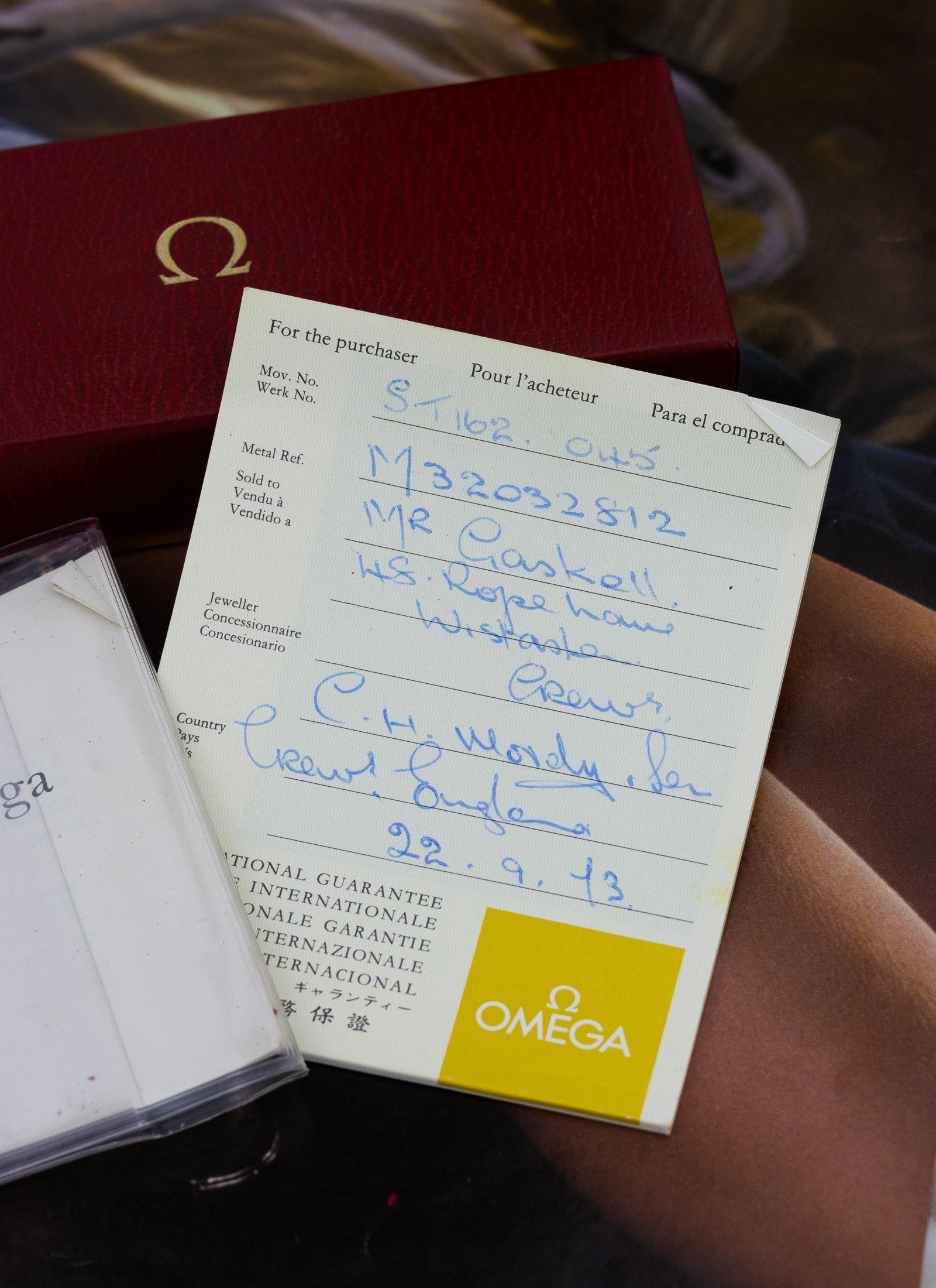 1970 Omega De Ville Gray Dial 162.045 cal. 1002 Full Set