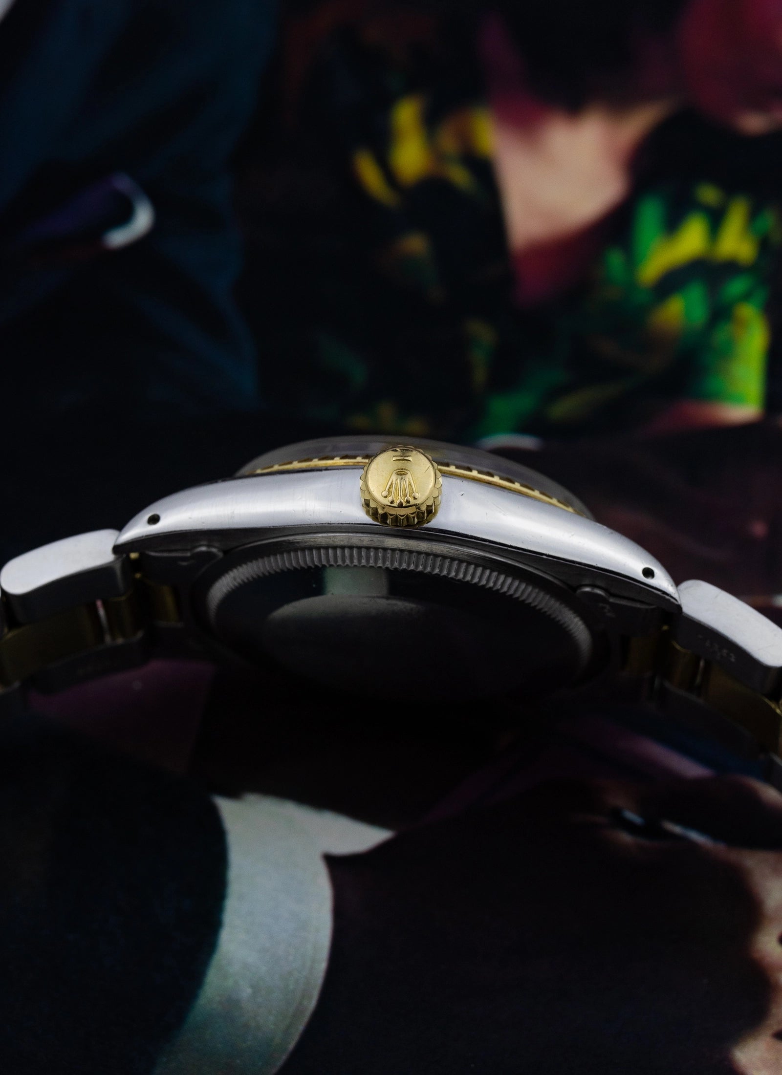 1978 Rolex Oyster Perpetual Date Champagne Dial 1505 Bicolor