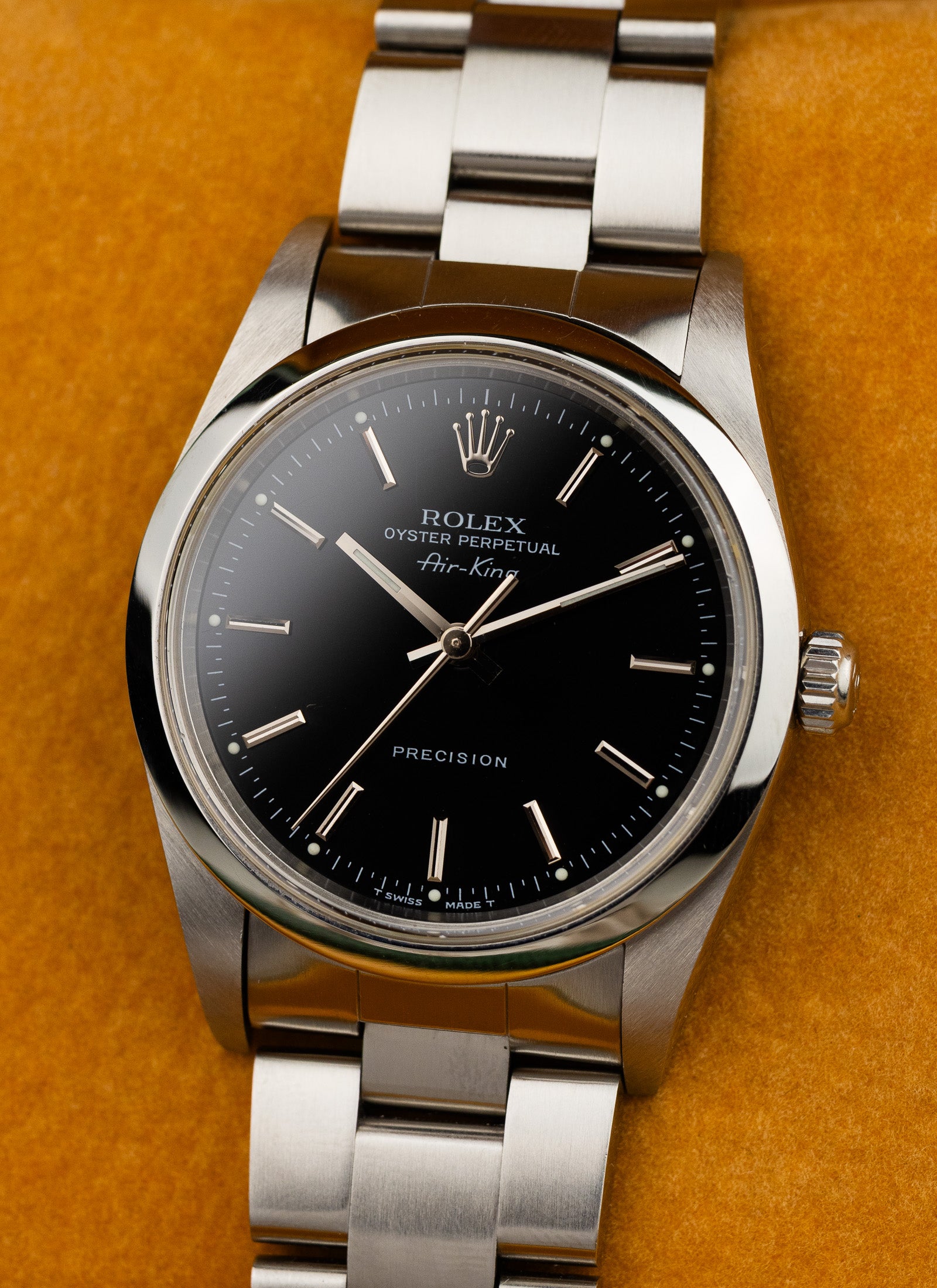 1999 Rolex Air-King Black Dial 14000 cal. 3000 Serviced Box