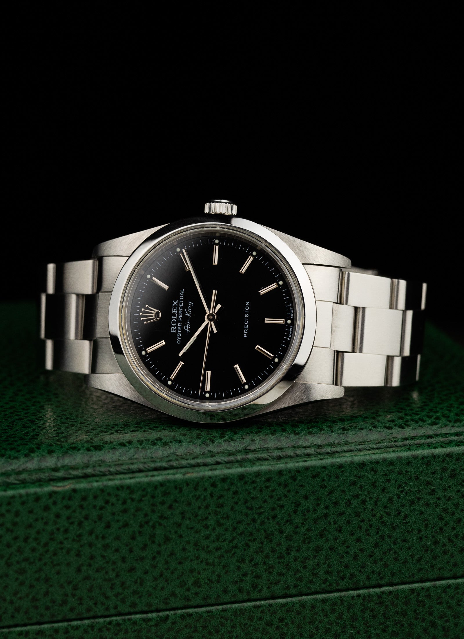 1999 Rolex Air-King Black Dial 14000 cal. 3000 Serviced Box