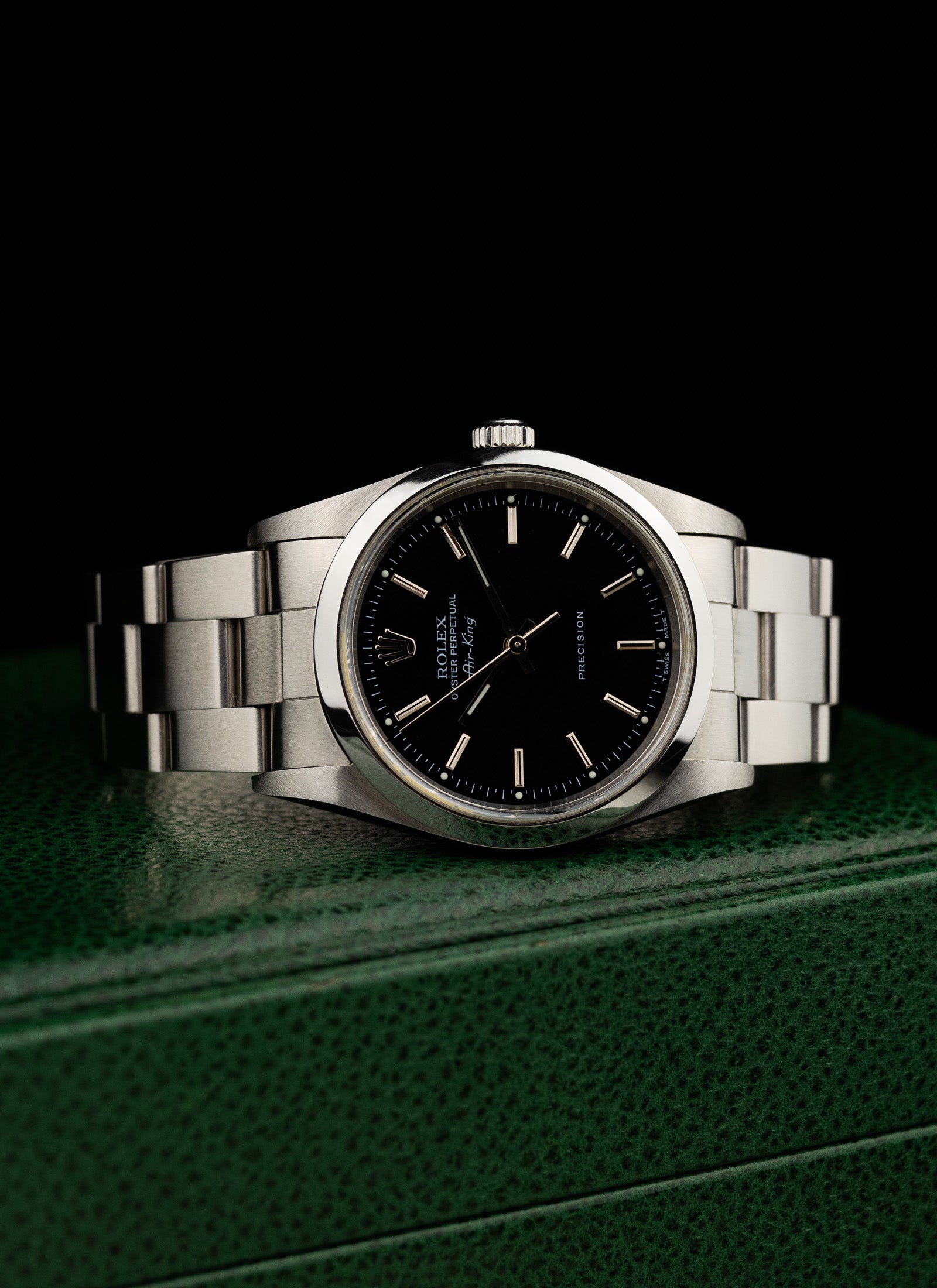 1999 Rolex Air-King Black Dial 14000 cal. 3000 Serviced Box