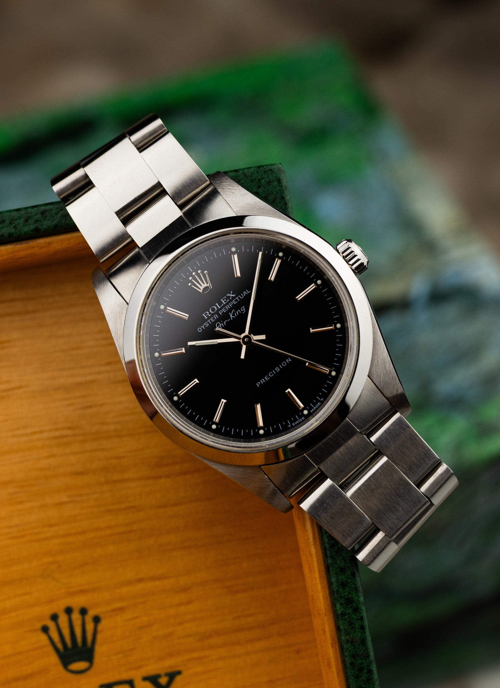 1999 Rolex Air-King Black Dial 14000 cal. 3000 Serviced Box