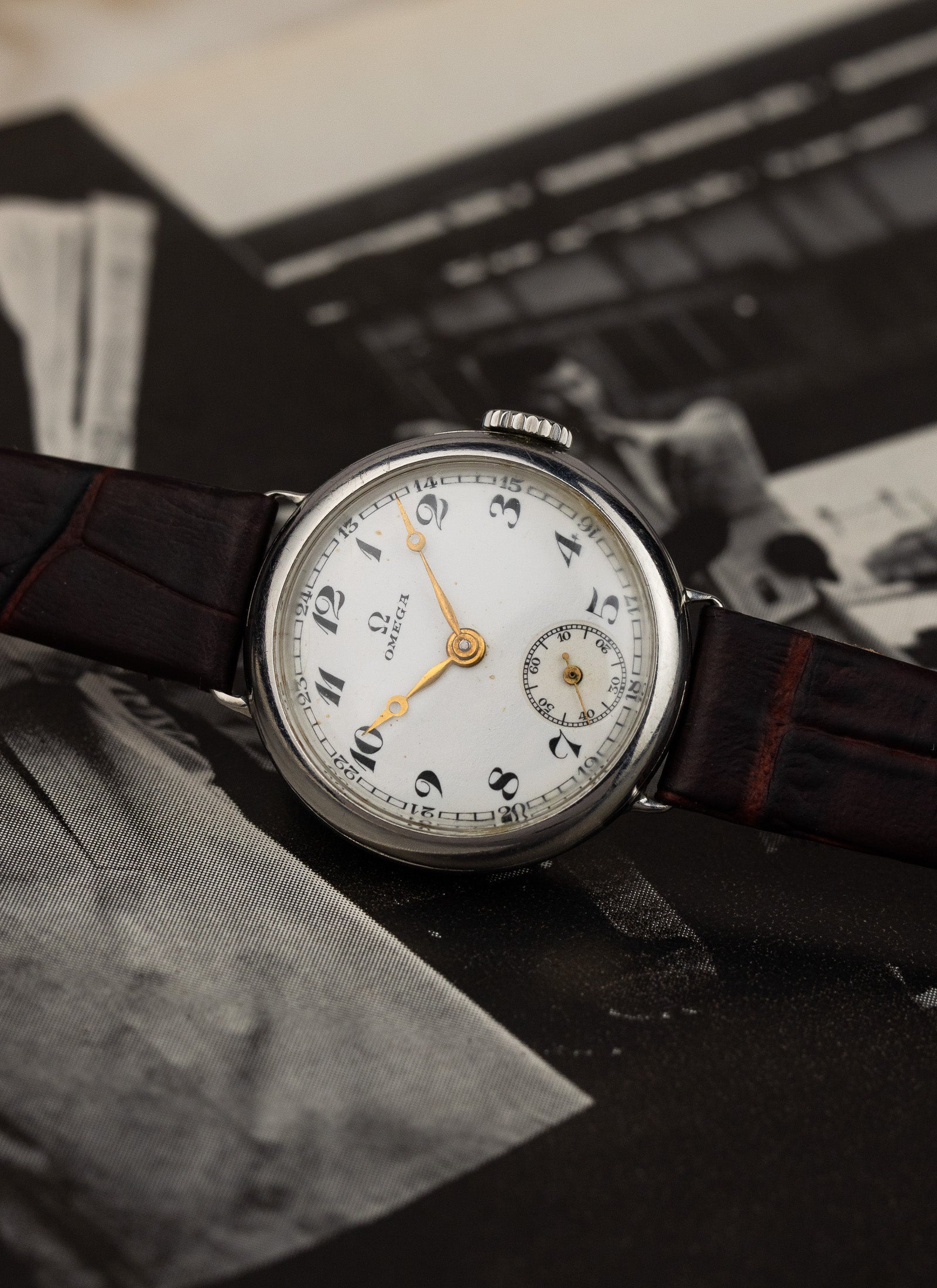1935 Lady Omega Trench Watch Breguet Numerals 9371187 cal. 234 Serviced