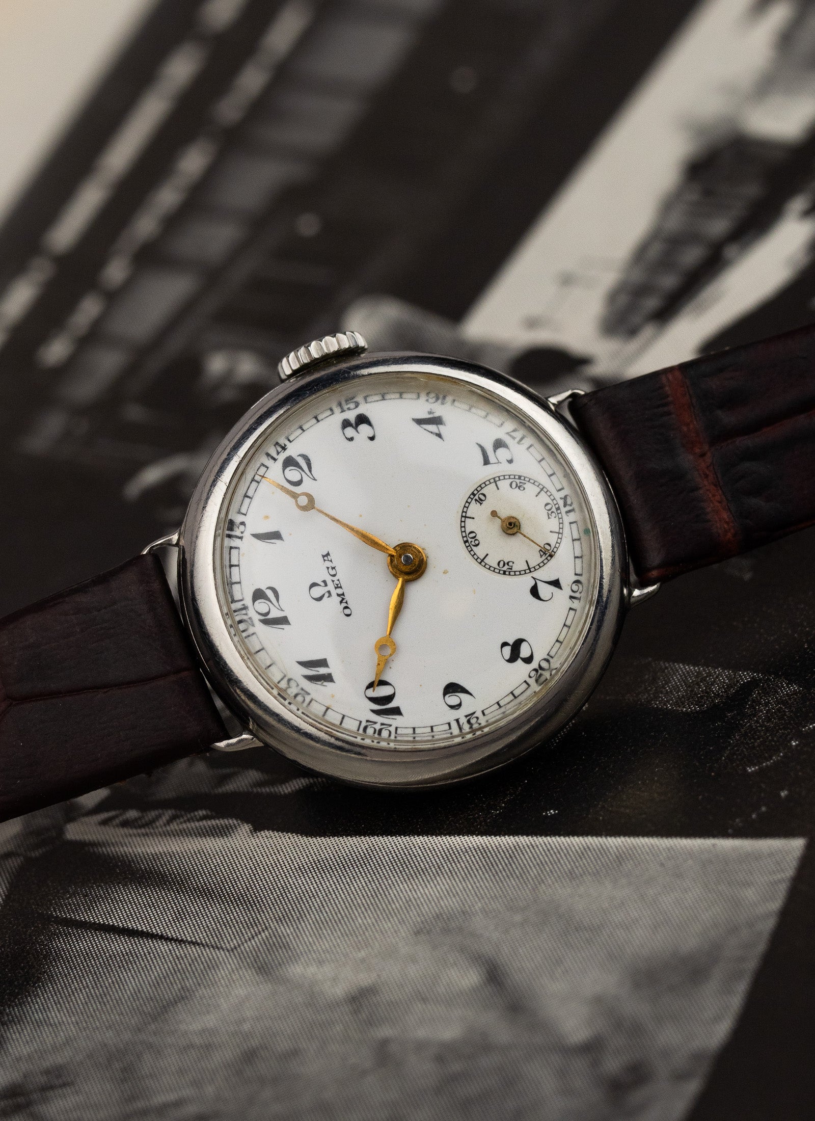 1935 Lady Omega Trench Watch Breguet Numerals 9371187 cal. 234 Serviced