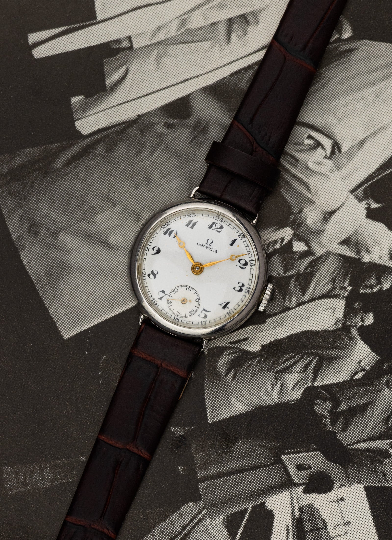 1935 Lady Omega Trench Watch Breguet Numerals 9371187 cal. 234 Serviced