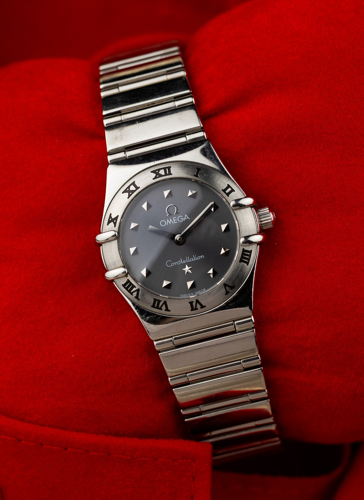 1998 Lady Omega Constellation My Choice Gray Dial 1561.51.00 cal. 1456 Full Set