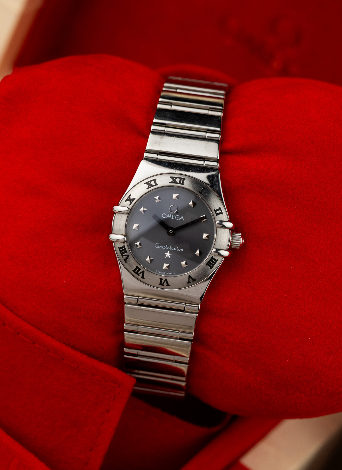 1998 Lady Omega Constellation My Choice Gray Dial 1561.51.00 cal. 1456 Full Set