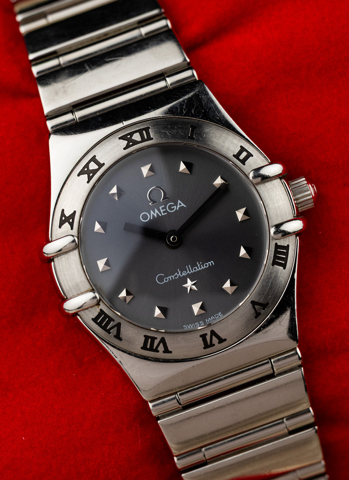 1998 Lady Omega Constellation My Choice Gray Dial 1561.51.00 cal. 1456 Full Set