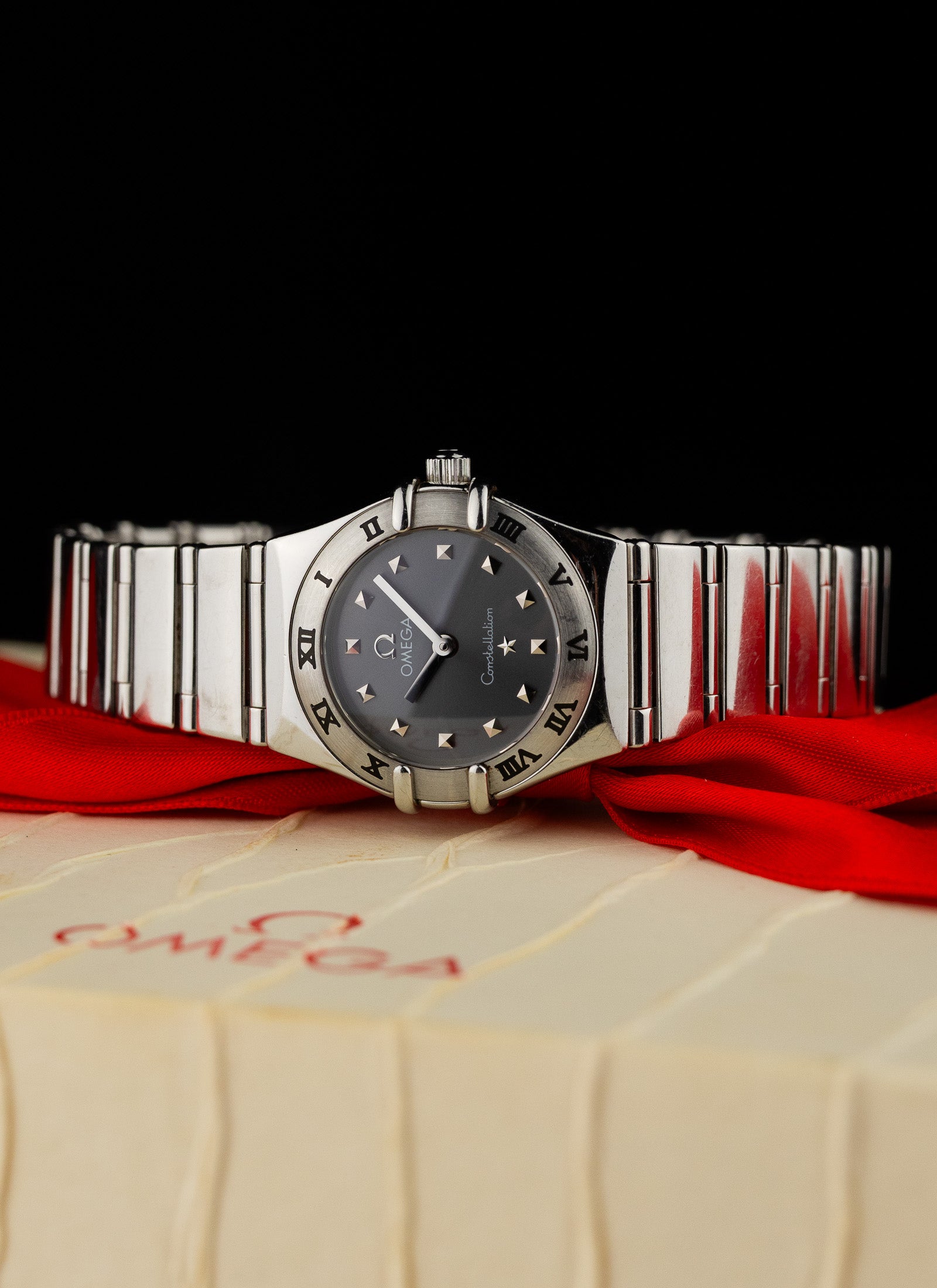 1998 Lady Omega Constellation My Choice Gray Dial 1561.51.00 cal. 1456 Full Set