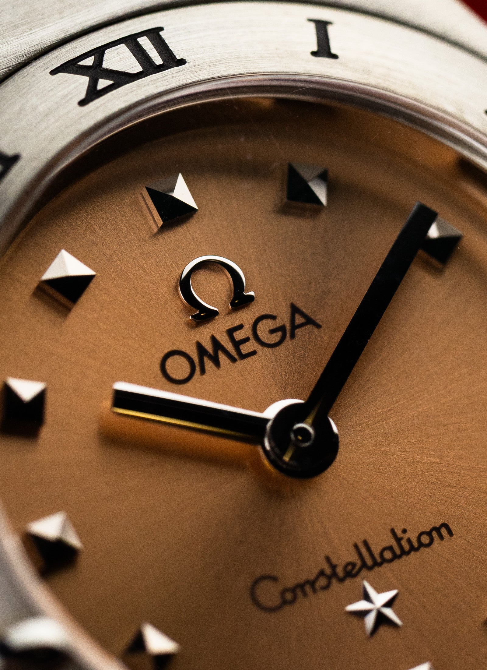 1998 Lady Omega Constellation Salmon Dial 795.1203 cal. 1456 Box