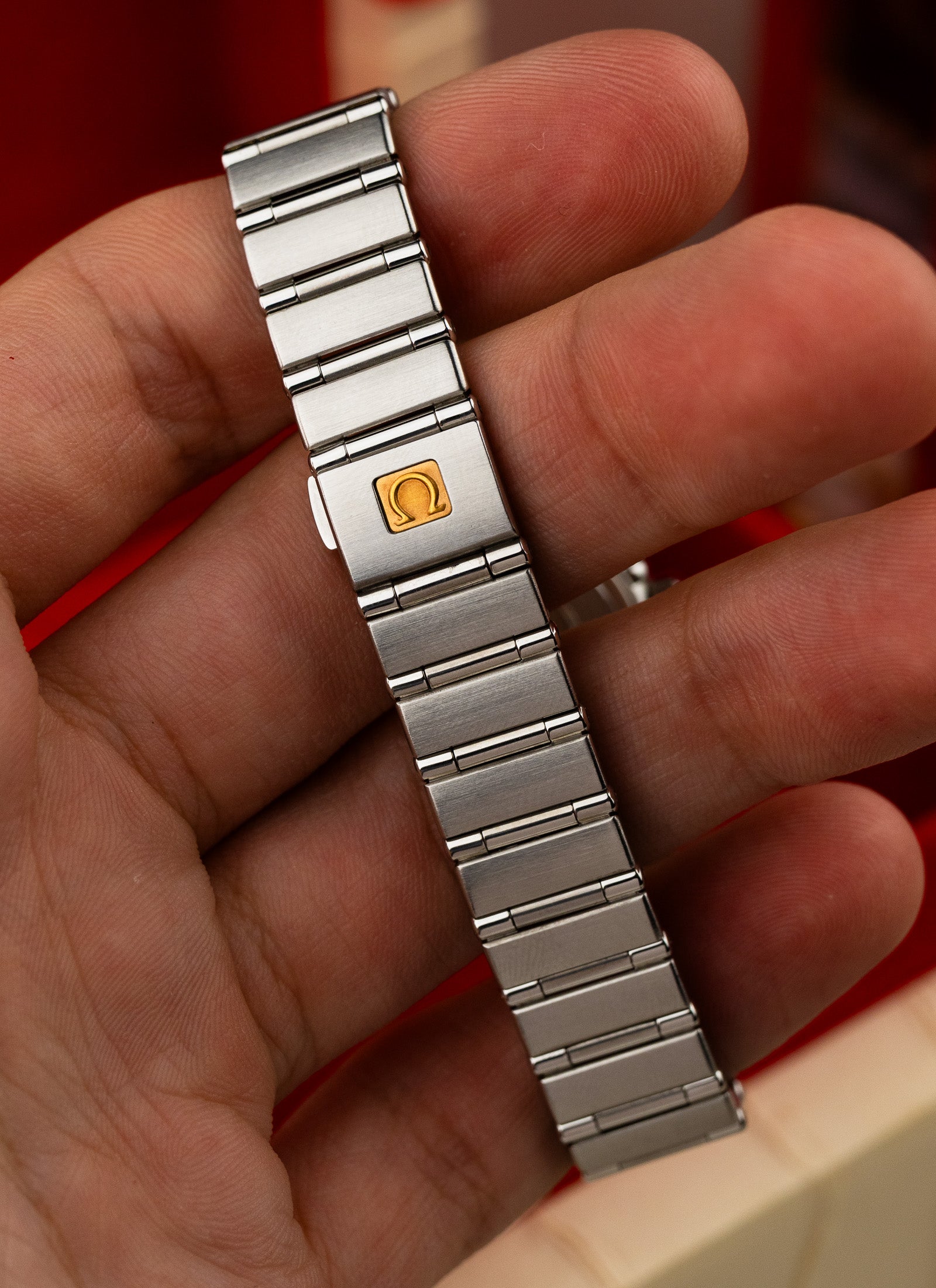1998 Lady Omega Constellation Salmon Dial 795.1203 cal. 1456 Box