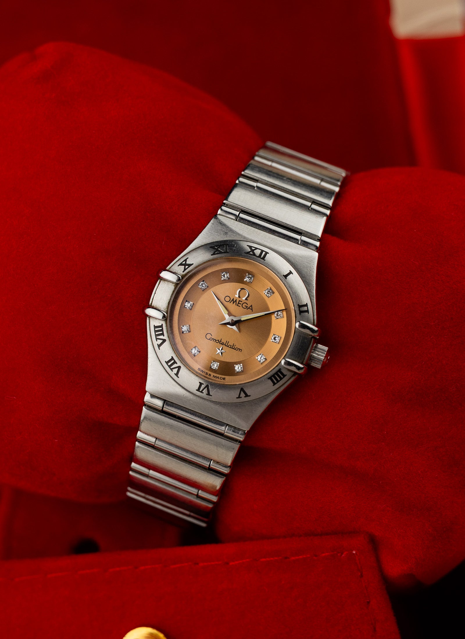 1997 Lady Omega Constellation Cindy Crawford Limited Edition 795.1213 cal. 1456 Box