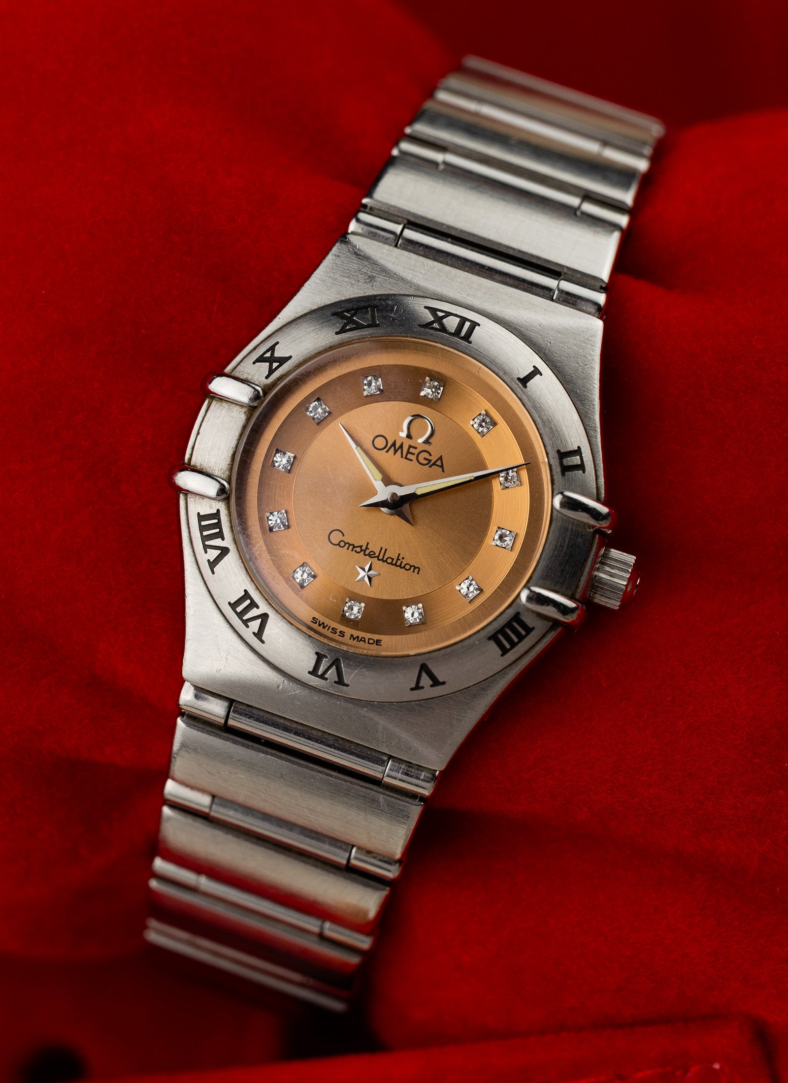 1997 Lady Omega Constellation Cindy Crawford Limited Edition 795.1213 cal. 1456 Box