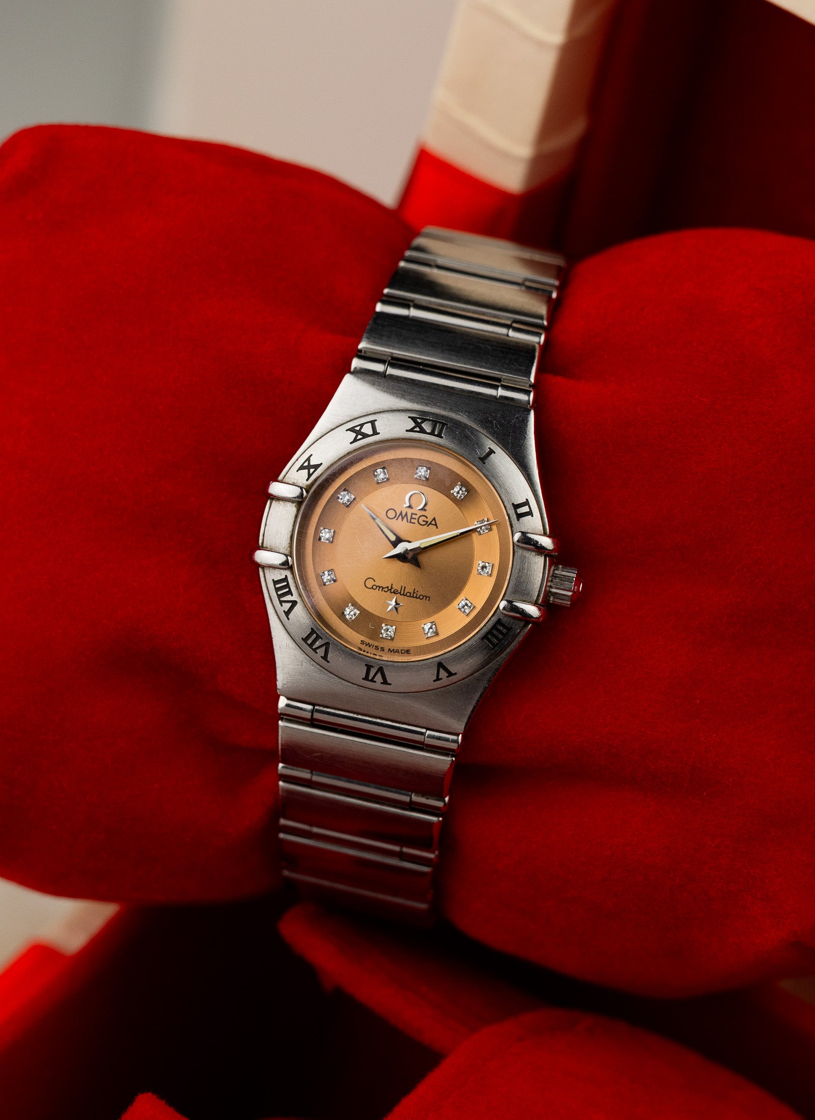 1997 Lady Omega Constellation Cindy Crawford Limited Edition 795.1213 cal. 1456 Box