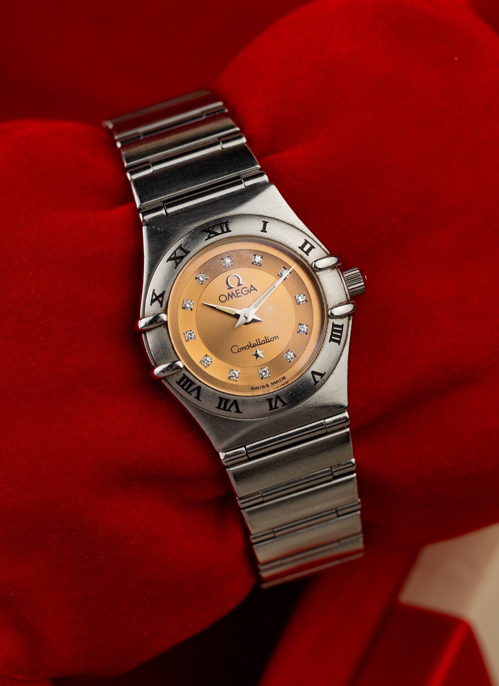 1997 Lady Omega Constellation Cindy Crawford Limited Edition 795.1213 cal. 1456 Box