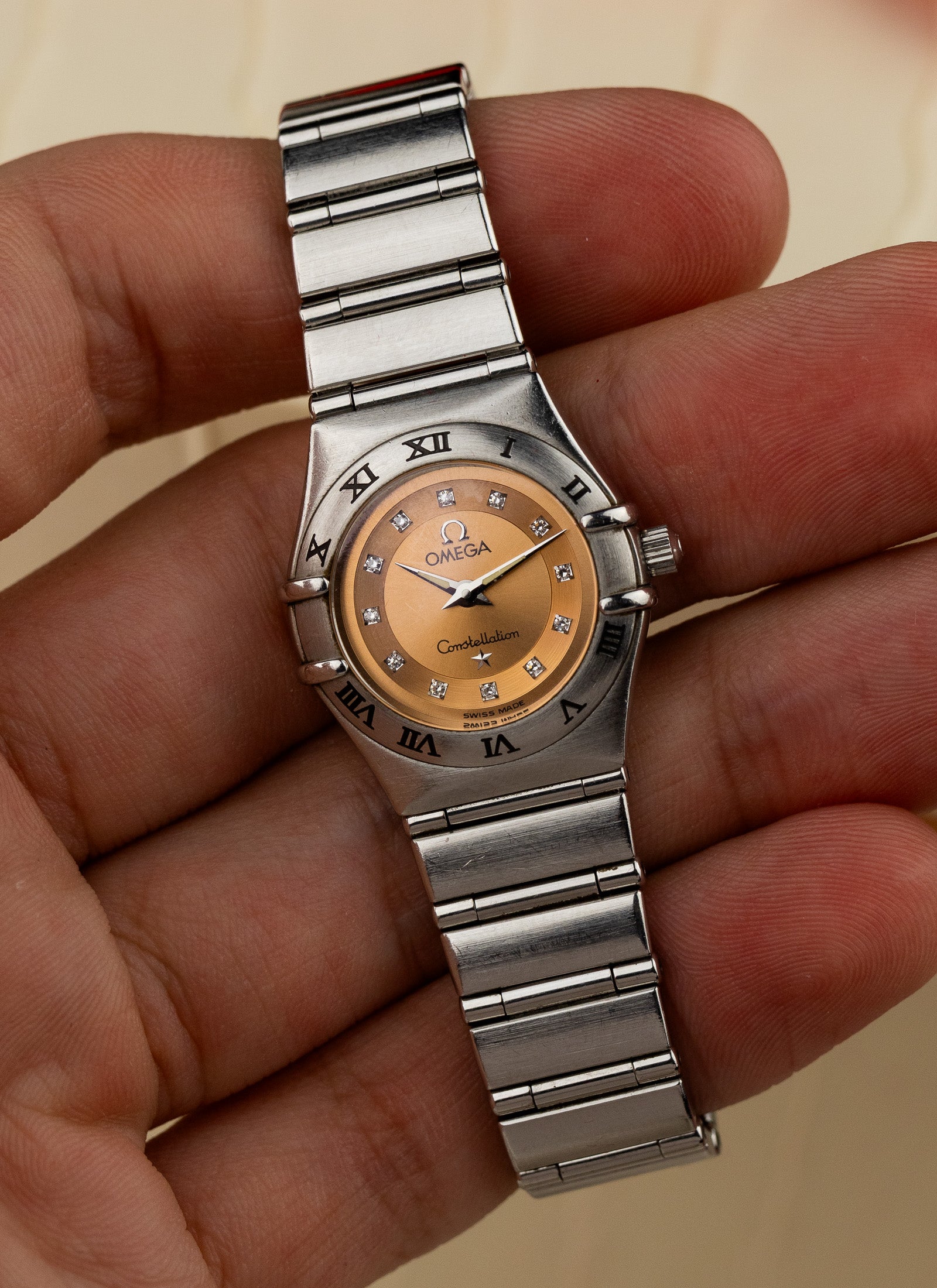 1997 Lady Omega Constellation Cindy Crawford Limited Edition 795.1213 cal. 1456 Box