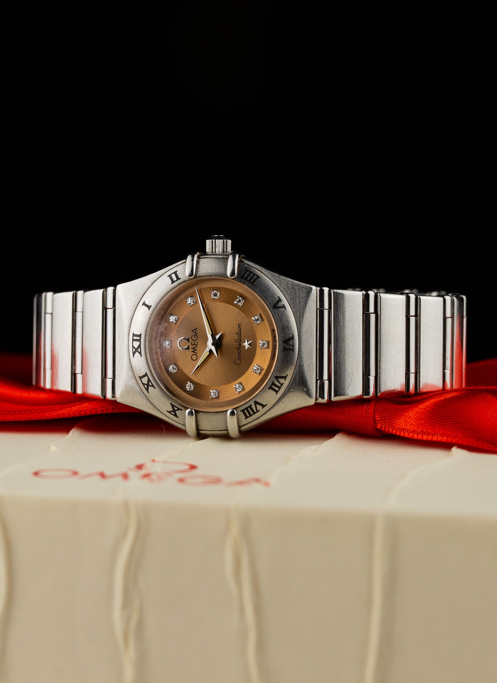 1997 Lady Omega Constellation Cindy Crawford Limited Edition 795.1213 cal. 1456 Box