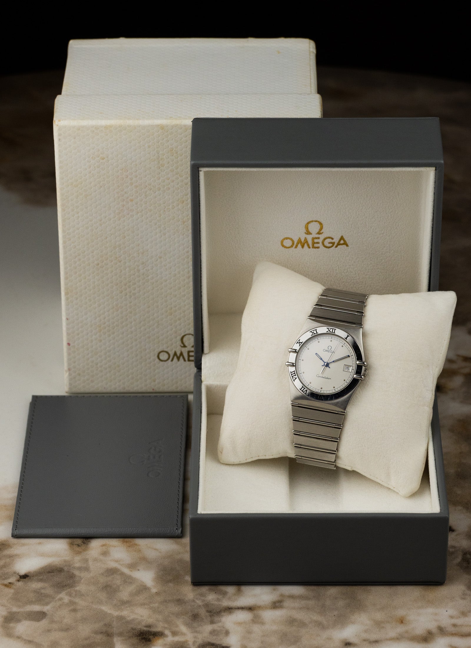 1993 Omega Constellation Manhattan 396.1080.1 Box