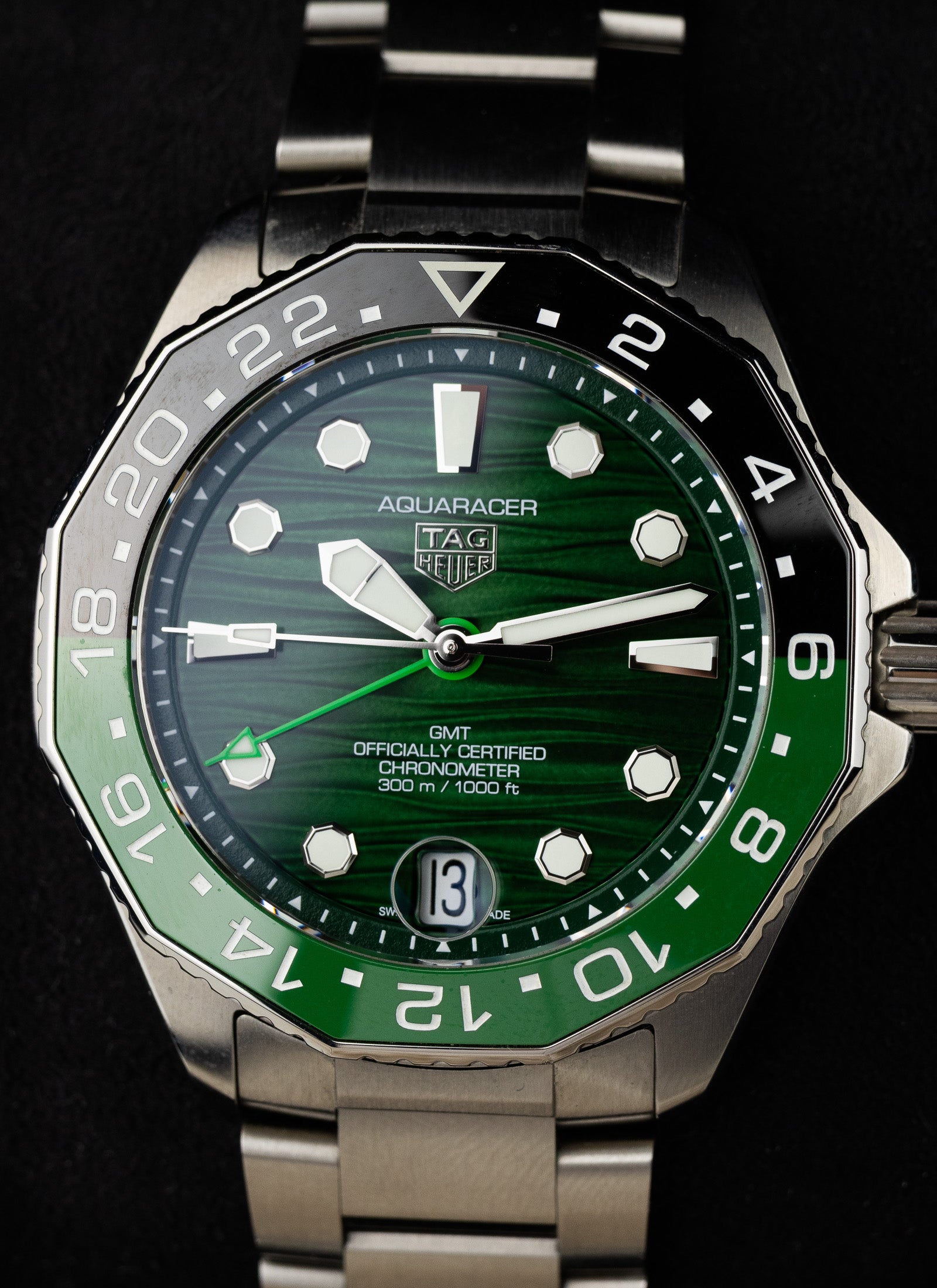 2026 TAG Heuer Aquaracer Professional 300 GMT WBP5115.BA0013 Full Set
