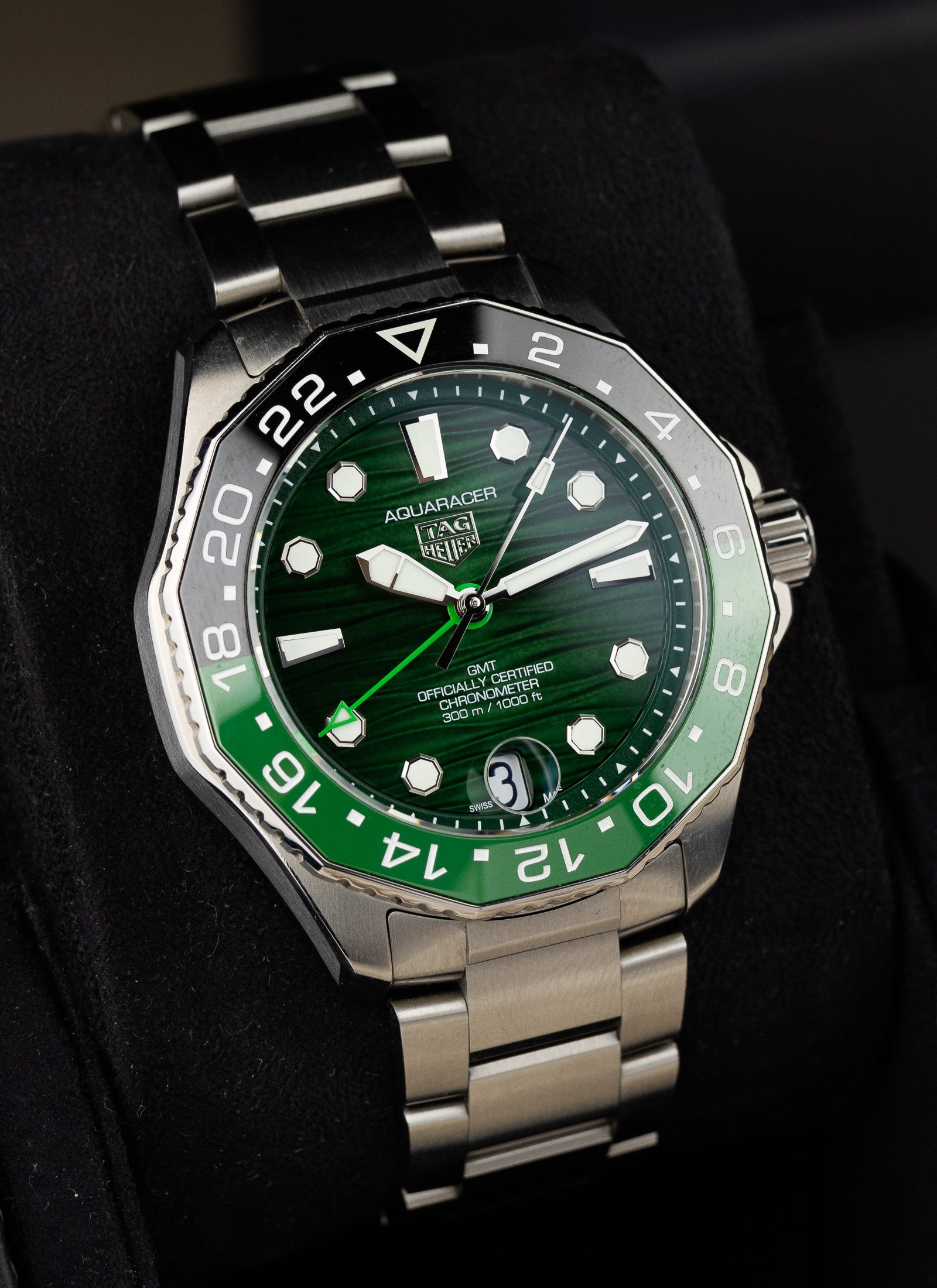 2026 TAG Heuer Aquaracer Professional 300 GMT WBP5115.BA0013 Full Set
