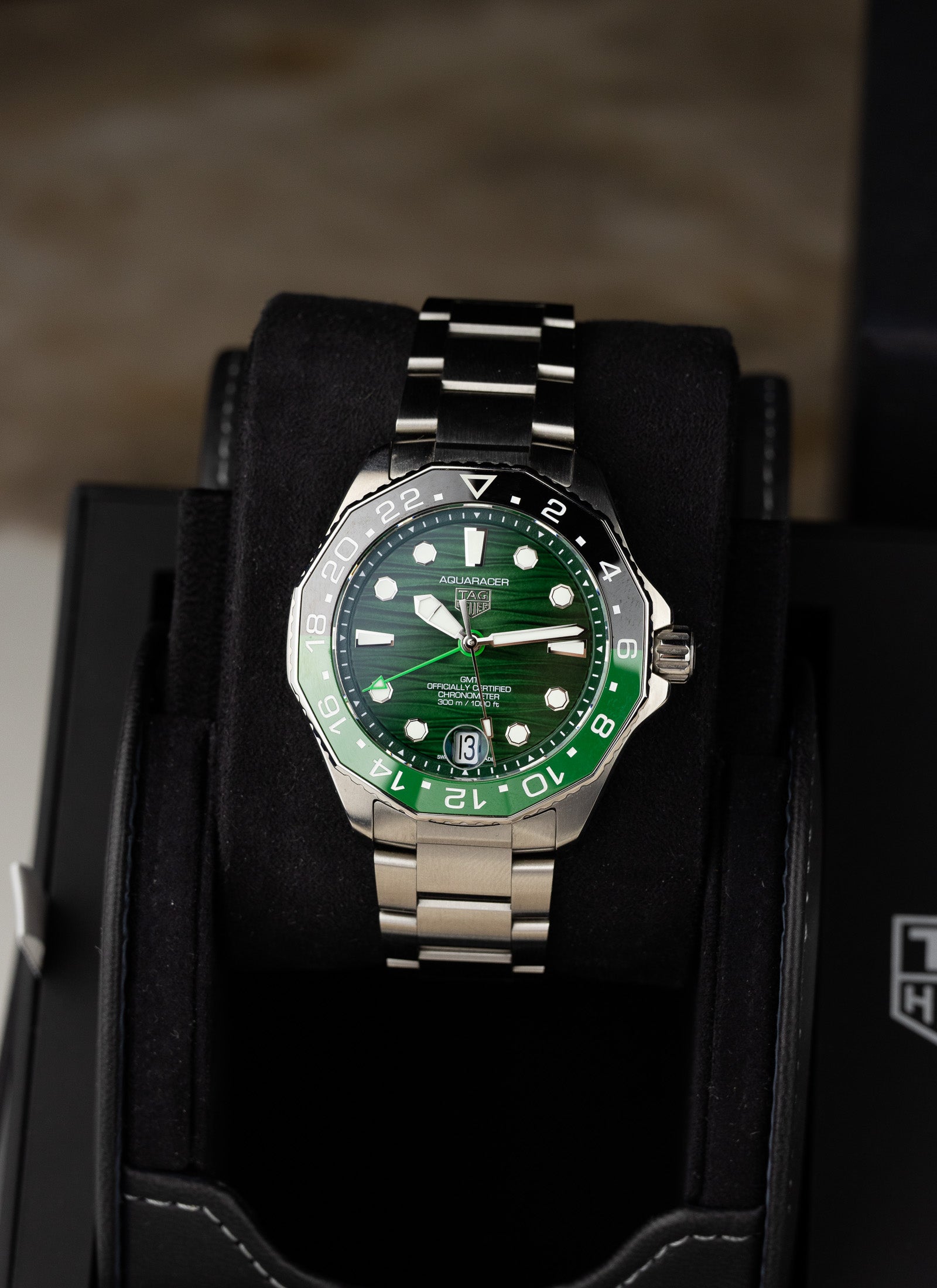 2026 TAG Heuer Aquaracer Professional 300 GMT WBP5115.BA0013 Full Set