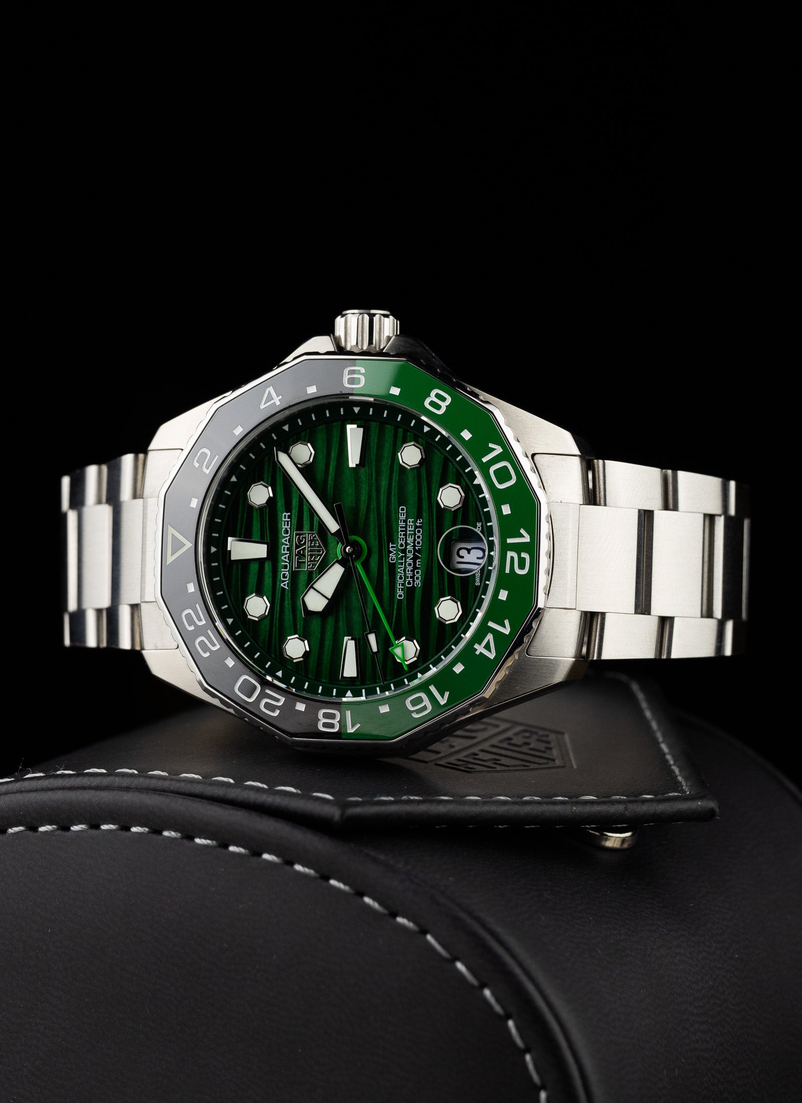 2026 TAG Heuer Aquaracer Professional 300 GMT WBP5115.BA0013 Full Set