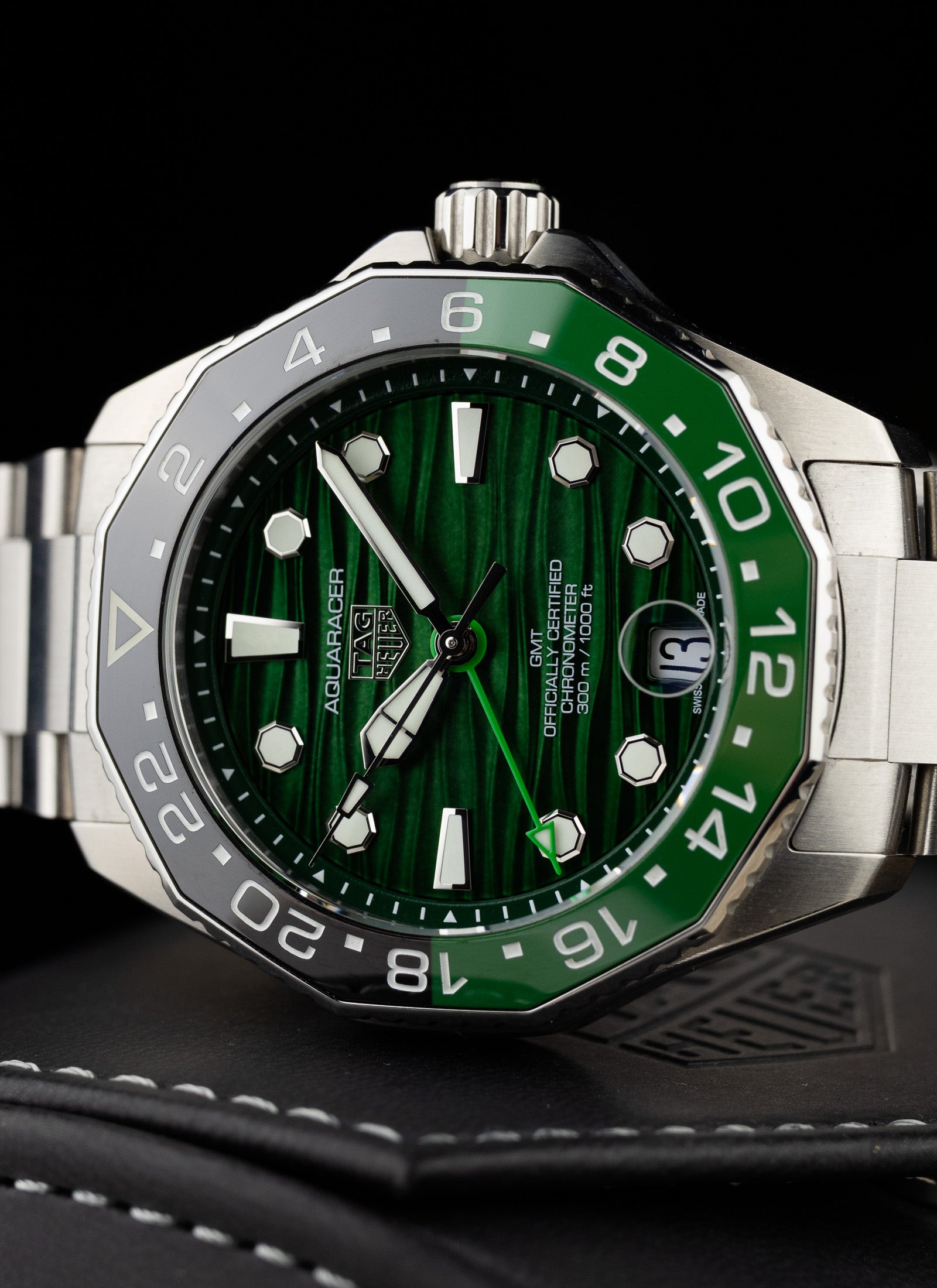 2026 TAG Heuer Aquaracer Professional 300 GMT WBP5115.BA0013 Full Set