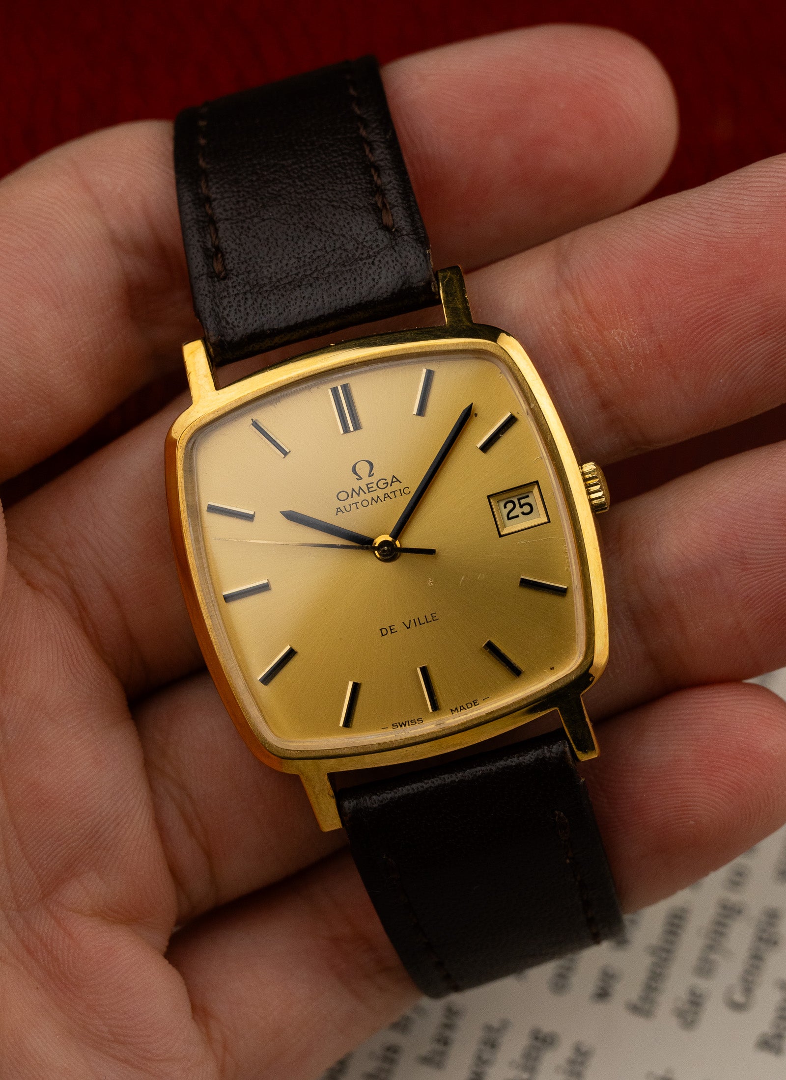 1977 Omega De Ville 162.0060 cal. 1010 Serviced Box
