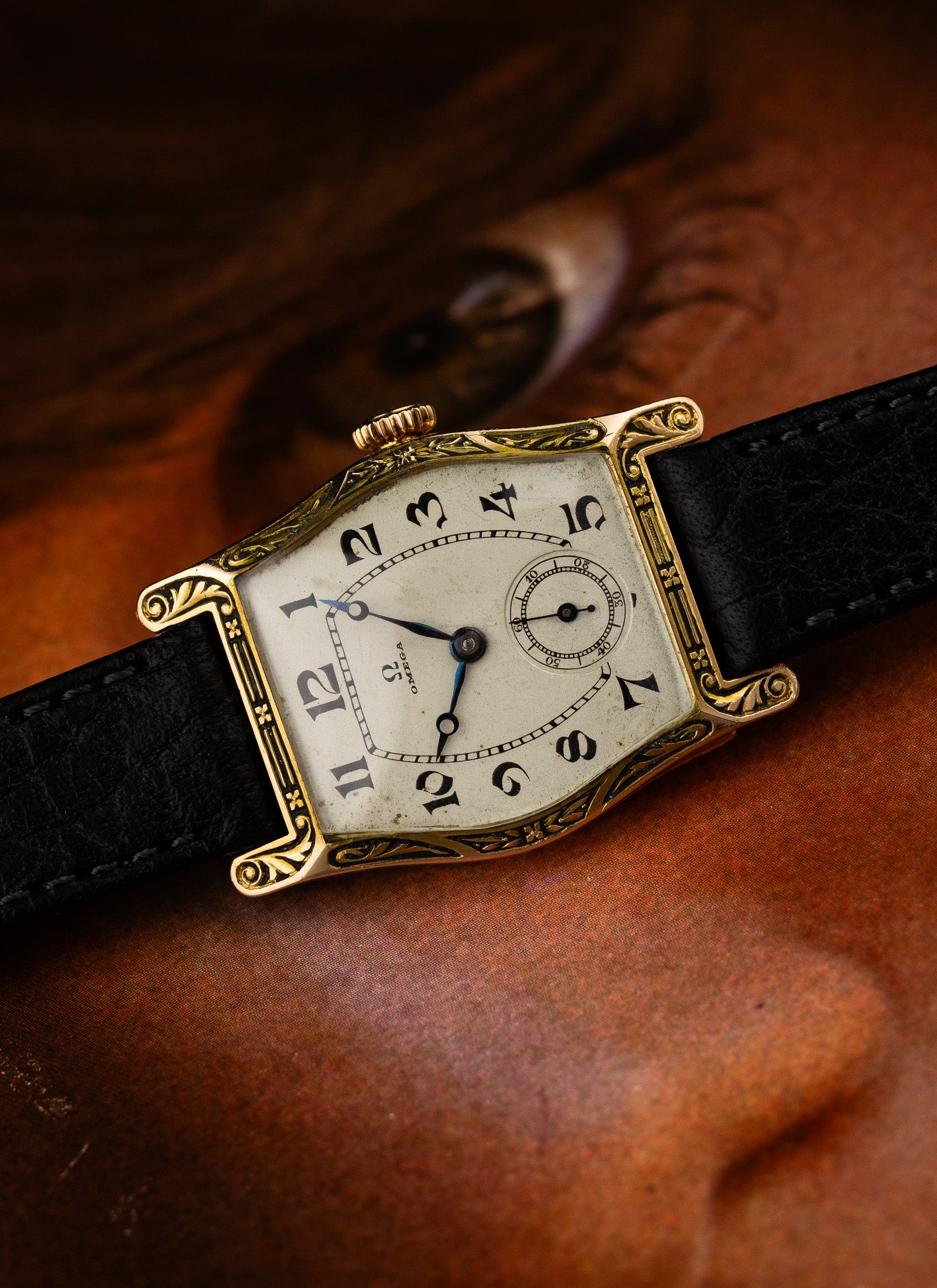 1923 14K Omega Art Deco cal. 23.7S T.1 Serviced