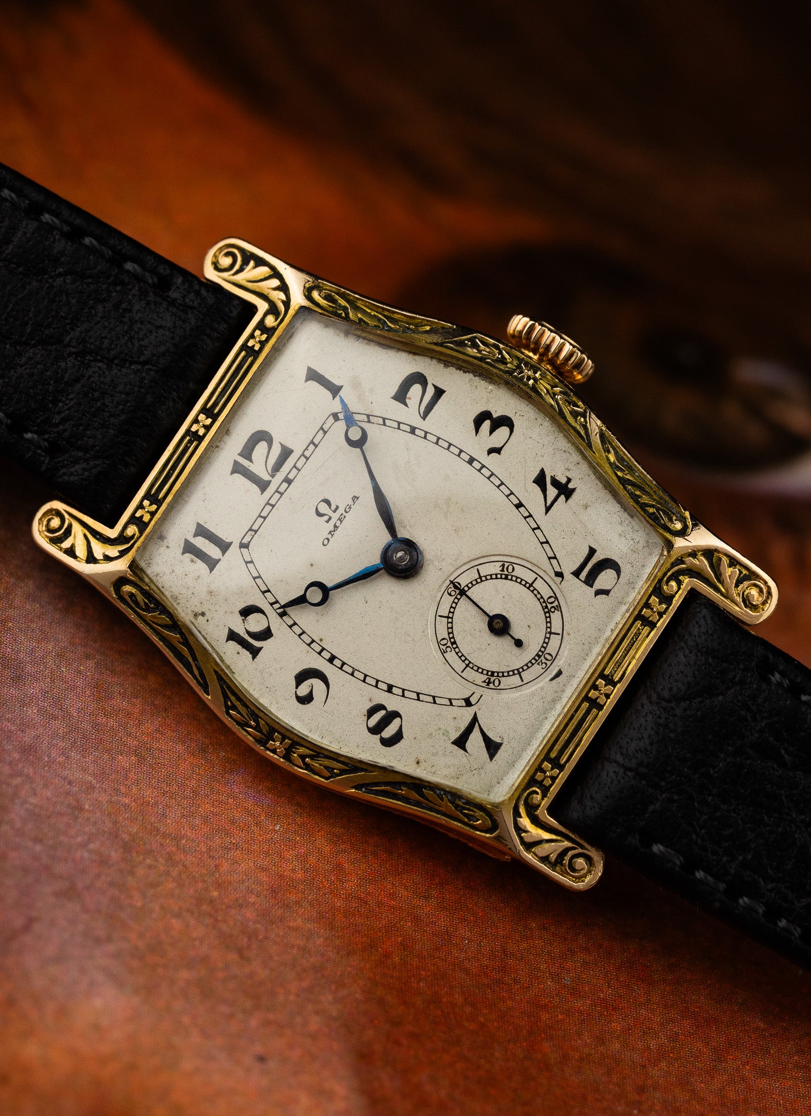 1923 14K Omega Art Deco cal. 23.7S T.1 Serviced