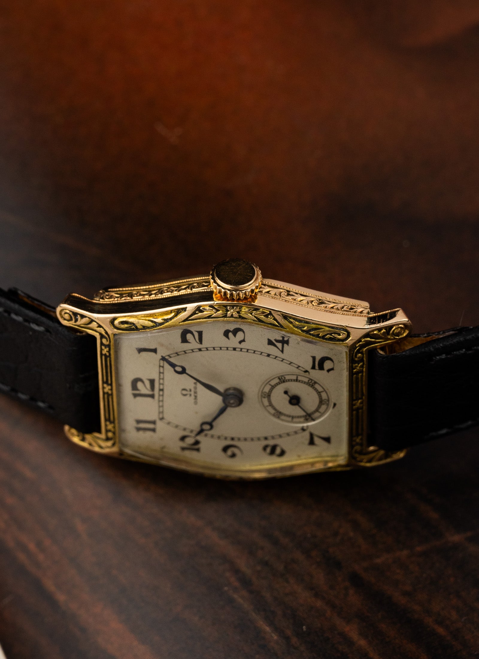 1923 14K Omega Art Deco cal. 23.7S T.1 Serviced