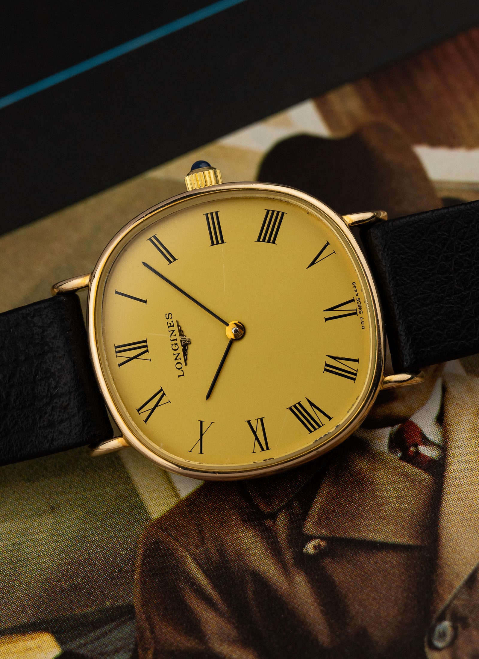 1970s Longines Roman Dial 4449 847 cal. L847.4 Serviced