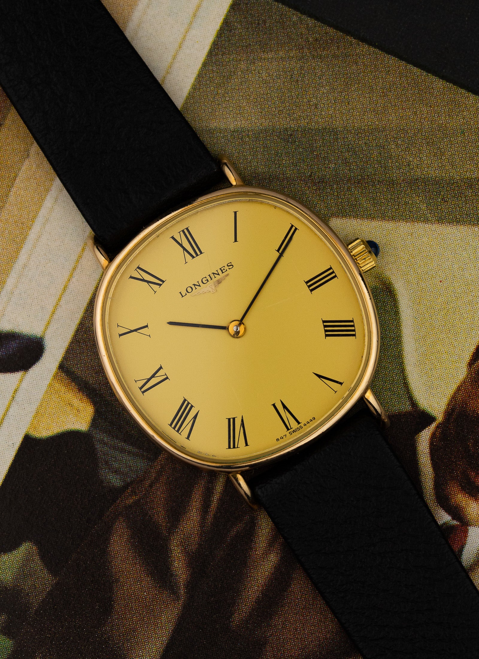 1970s Longines Roman Dial 4449 847 cal. L847.4 Serviced