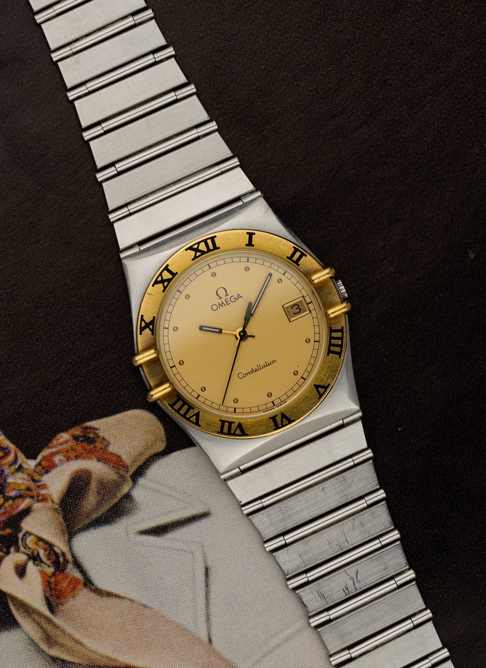 1991 Omega Constellation Manhattan Bicolor 396.1070