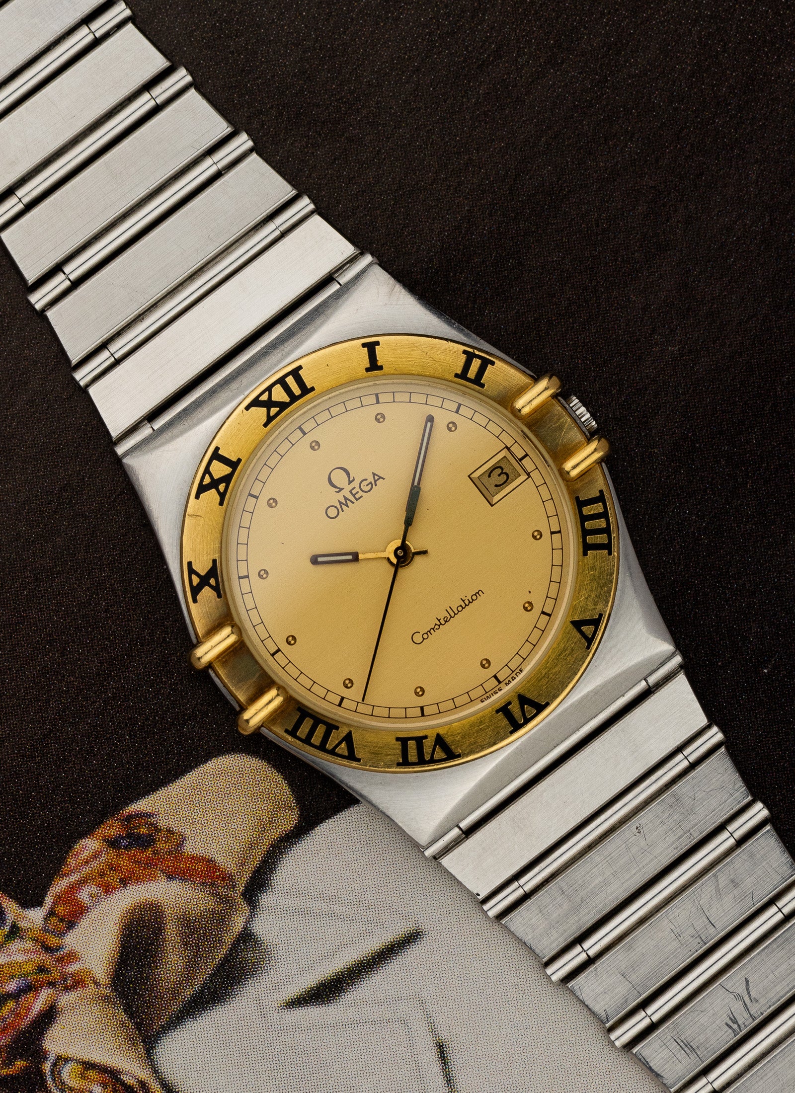 1991 Omega Constellation Manhattan Bicolor 396.1070
