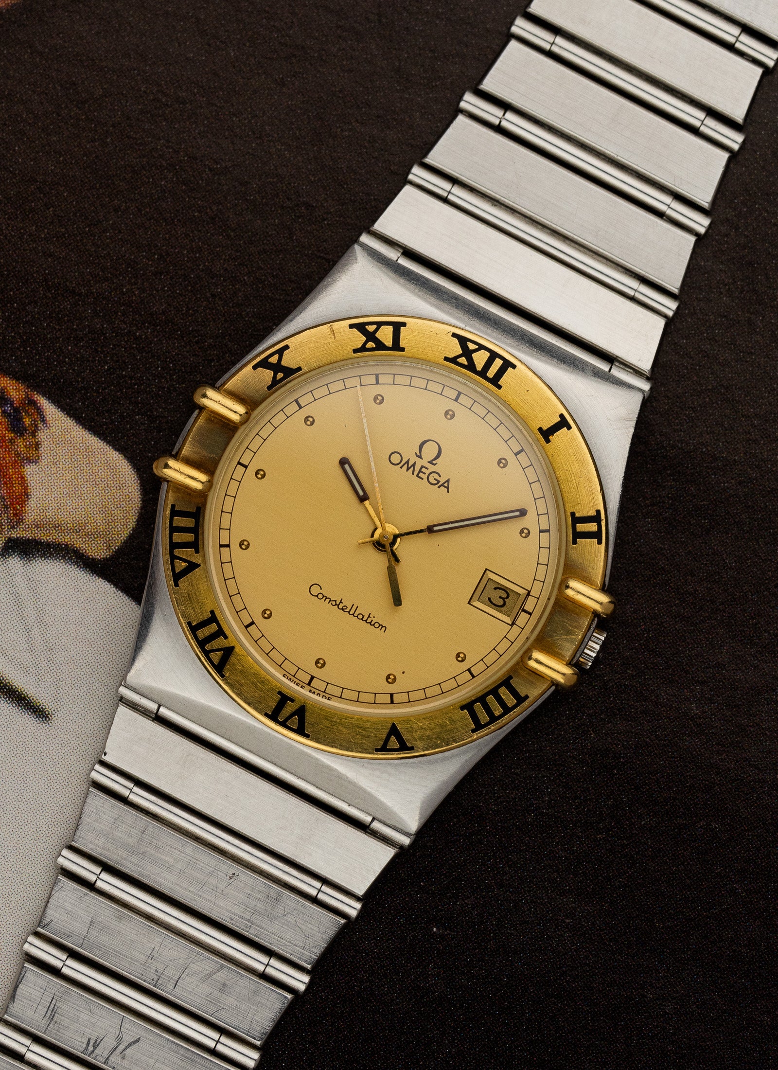 1991 Omega Constellation Manhattan Bicolor 396.1070