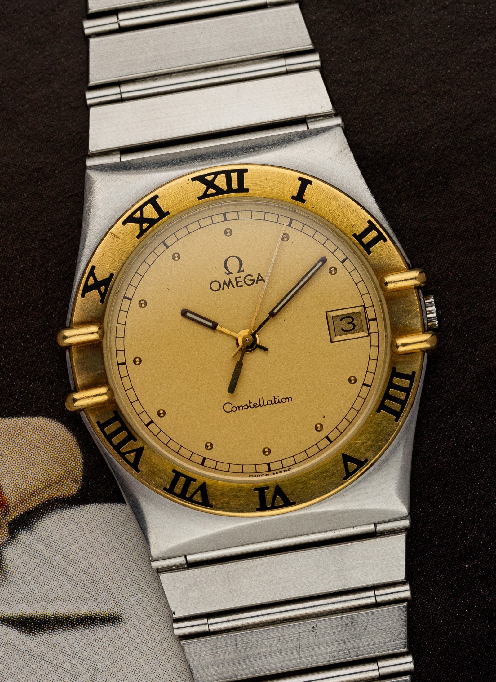 1991 Omega Constellation Manhattan Bicolor 396.1070