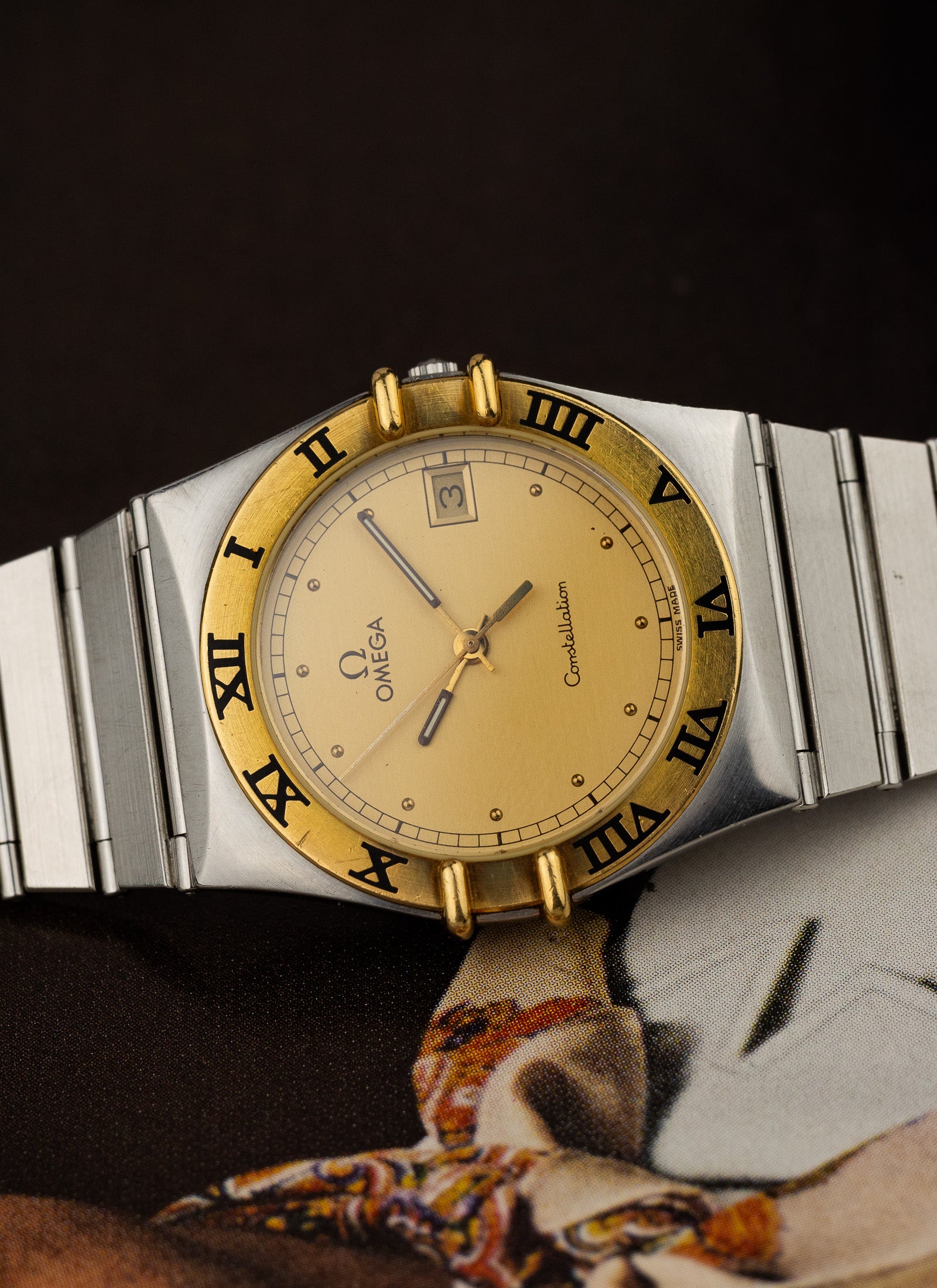 1991 Omega Constellation Manhattan Bicolor 396.1070