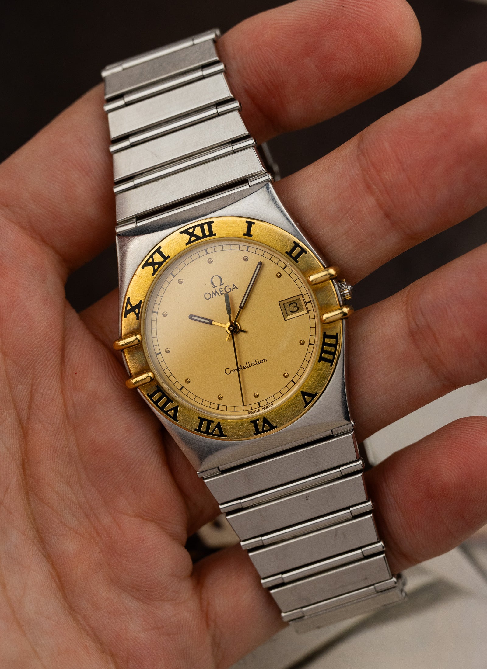 1991 Omega Constellation Manhattan Bicolor 396.1070