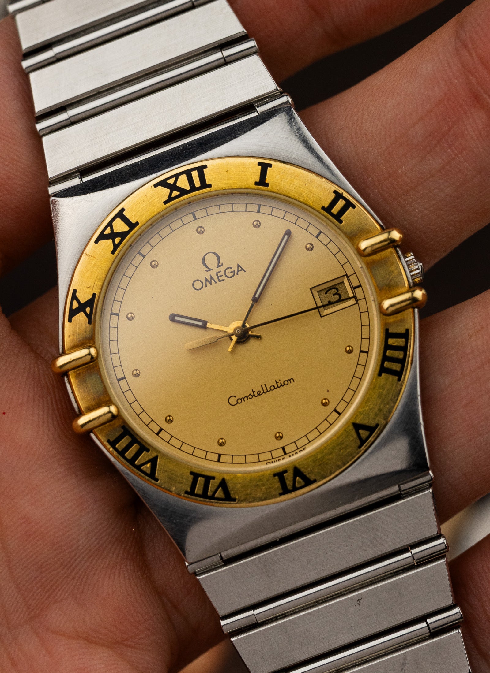 1991 Omega Constellation Manhattan Bicolor 396.1070
