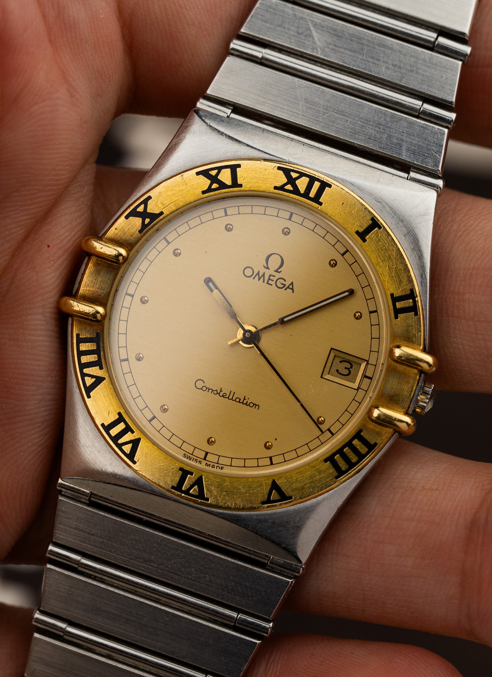 1991 Omega Constellation Manhattan Bicolor 396.1070